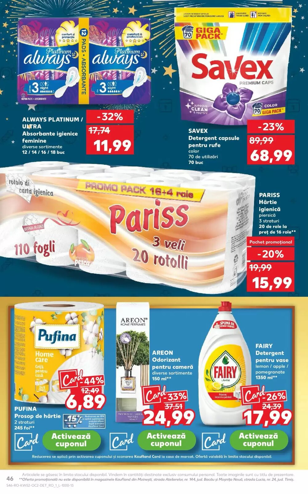 Catalogul cu oferte Kaufland valabil de la 24.12.2025 - Pagina 46.