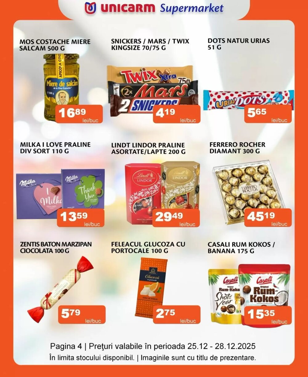 Catalogul cu oferte Unicarm valabil de la 25.12.2025 - Pagina 4.