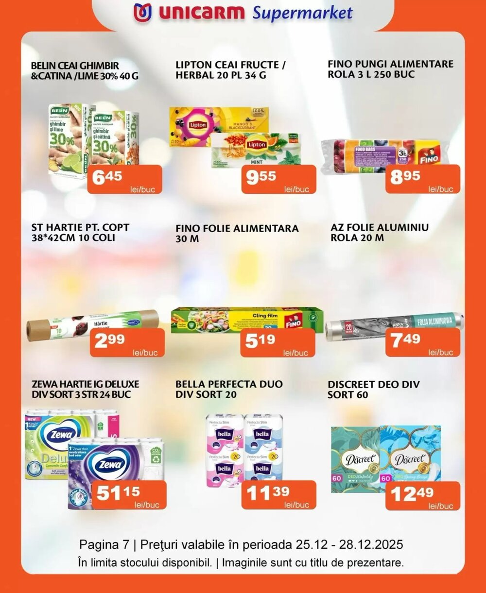 Catalogul cu oferte Unicarm valabil de la 25.12.2025 - Pagina 7.