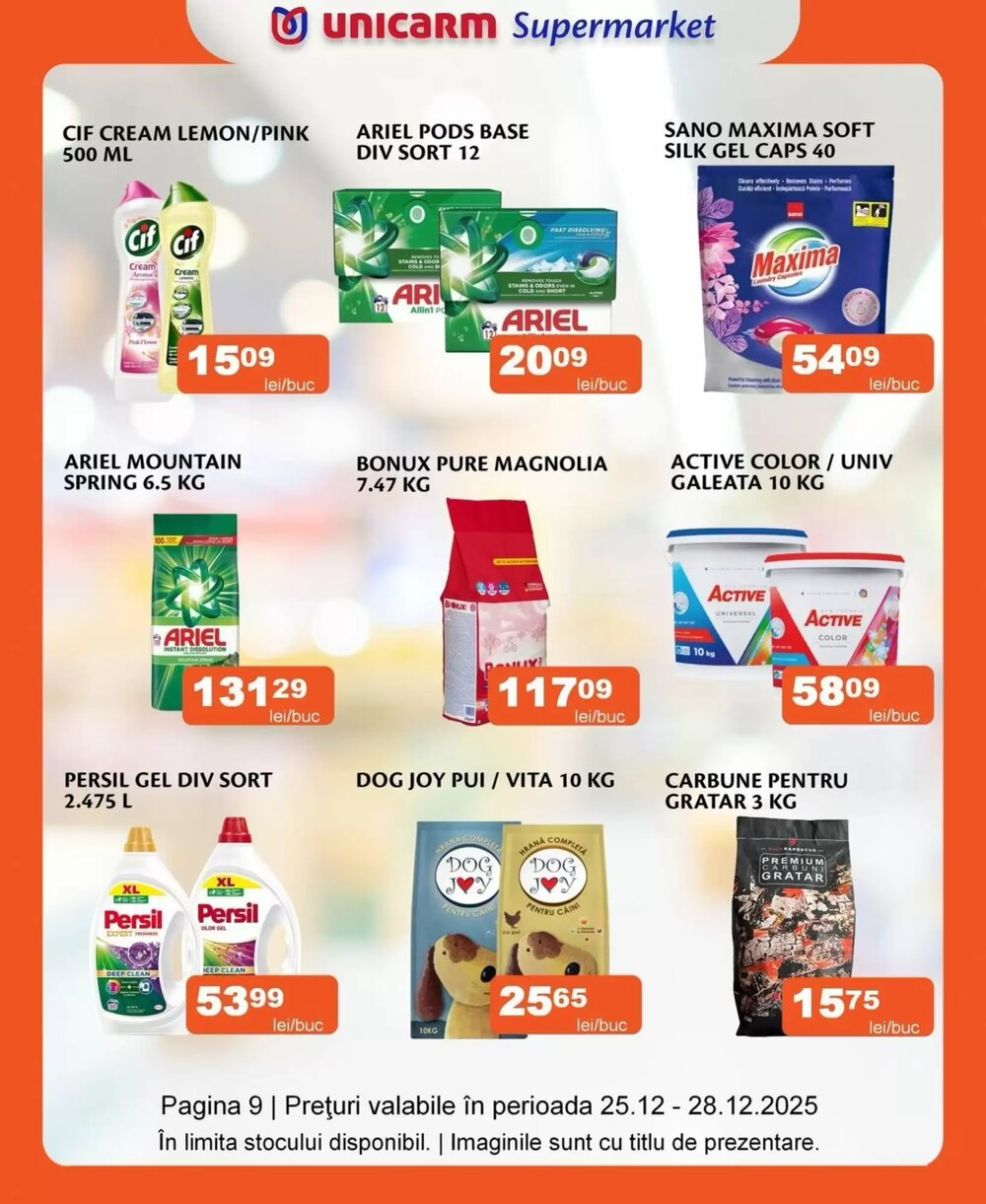 Catalogul cu oferte Unicarm valabil de la 25.12.2025 - Pagina 9.