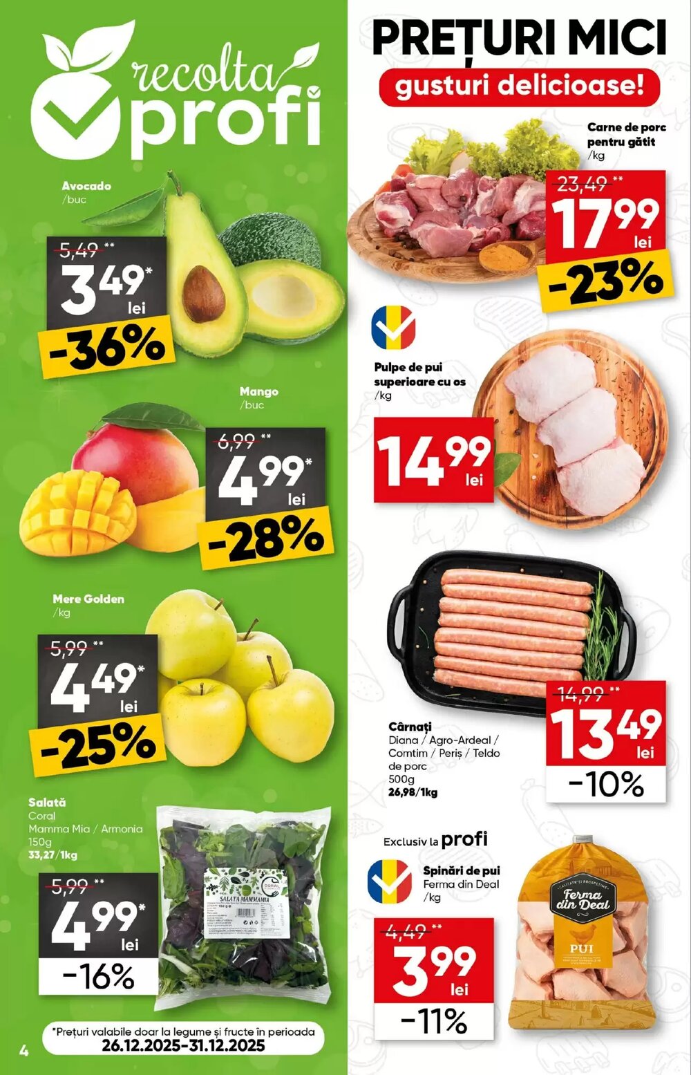 Catalogul cu oferte PROFI valabil de la 26.12.2025 - Pagina 4.