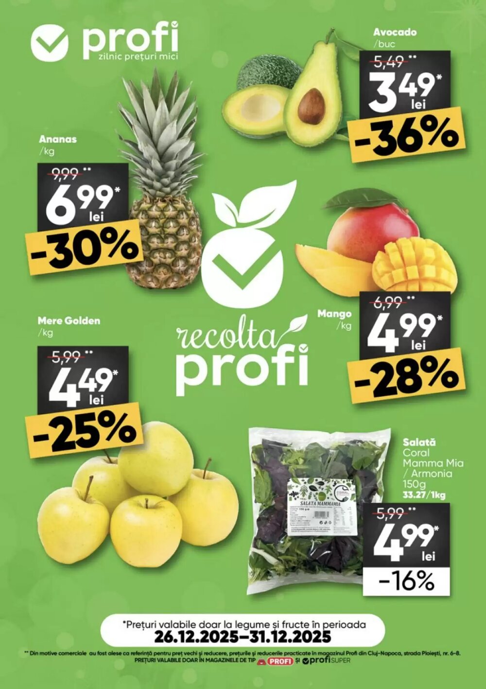 Catalogul cu oferte PROFI valabil de la 26.12.2025 - Pagina 1.