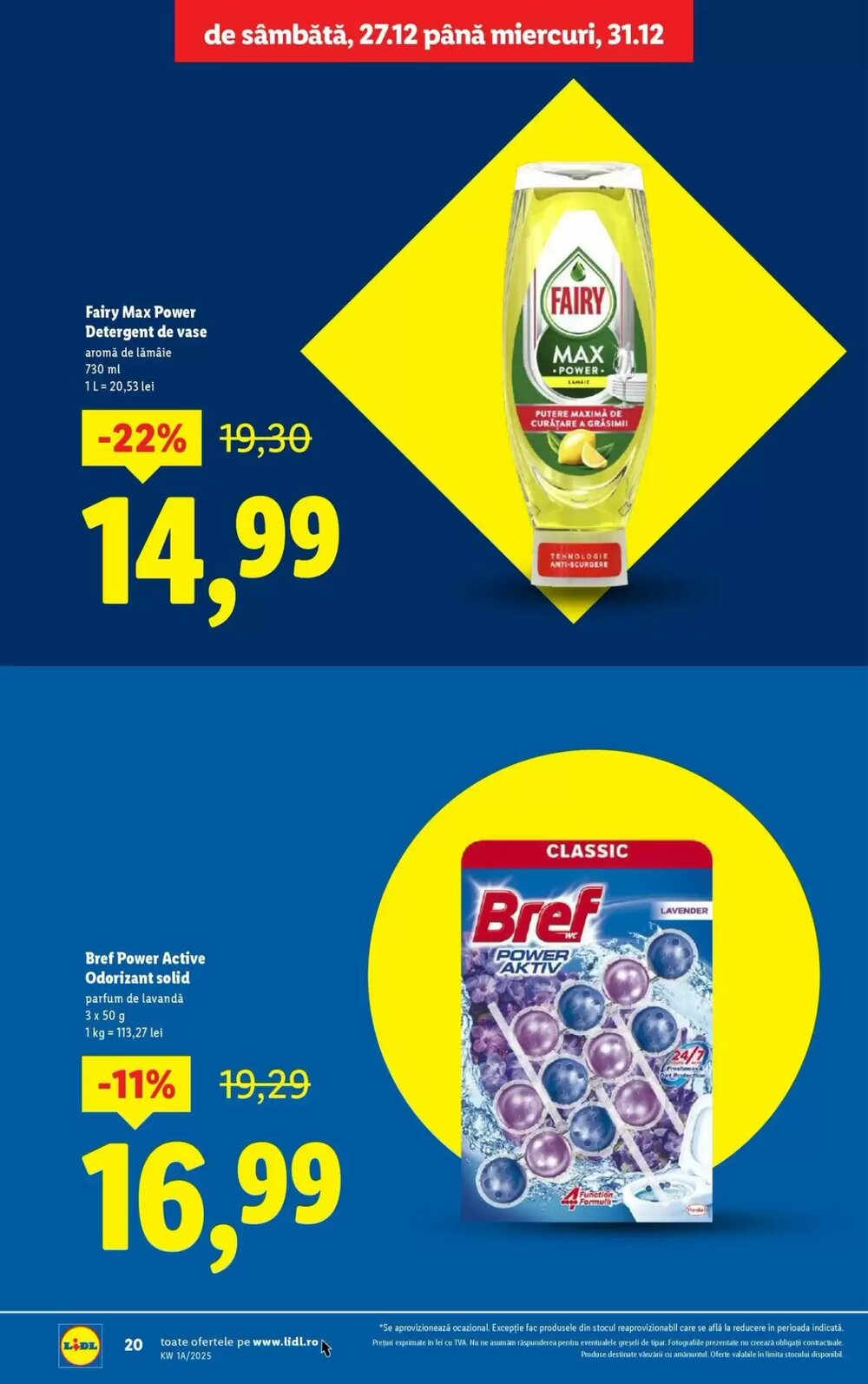 Catalogul cu oferte Lidl valabil de la 27.12.2025 - Pagina 20.