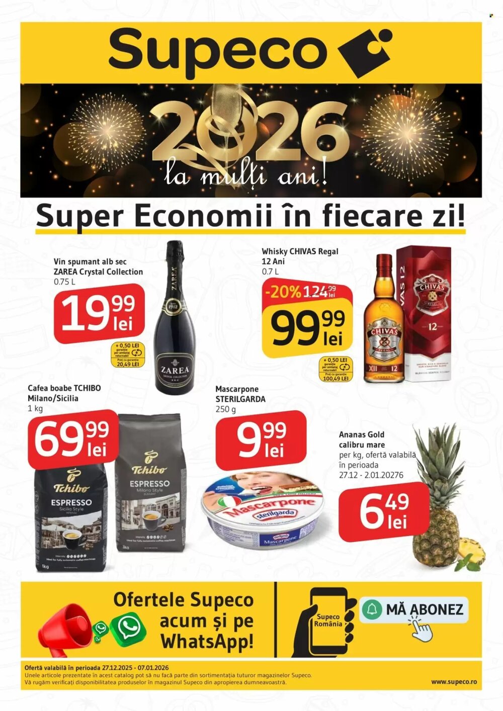 Catalogul cu oferte Supeco valabil de la 27.12.2025 - Pagina 1.