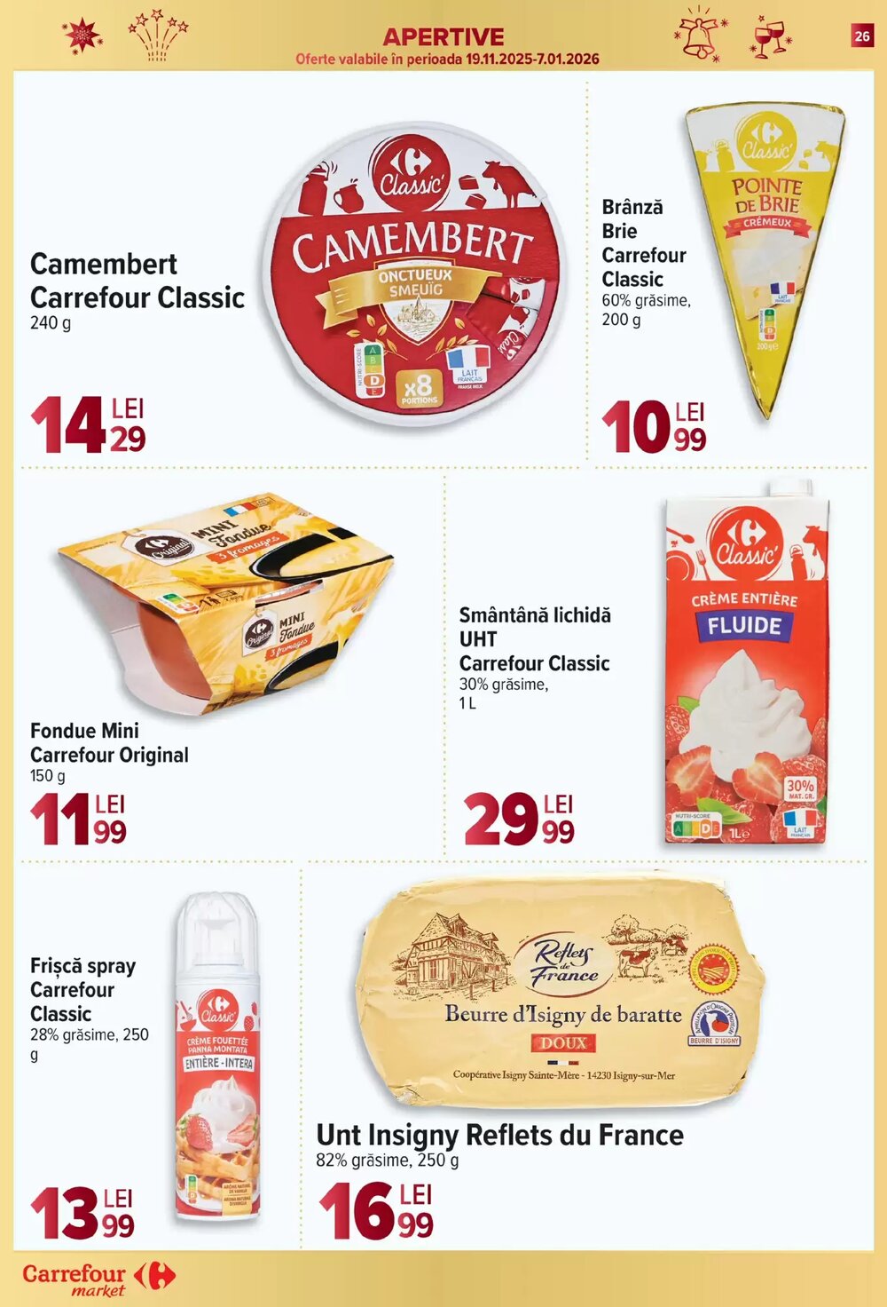 Catalogul cu oferte Carrefour Market valabil de la 27.12.2025 - Pagina 14.