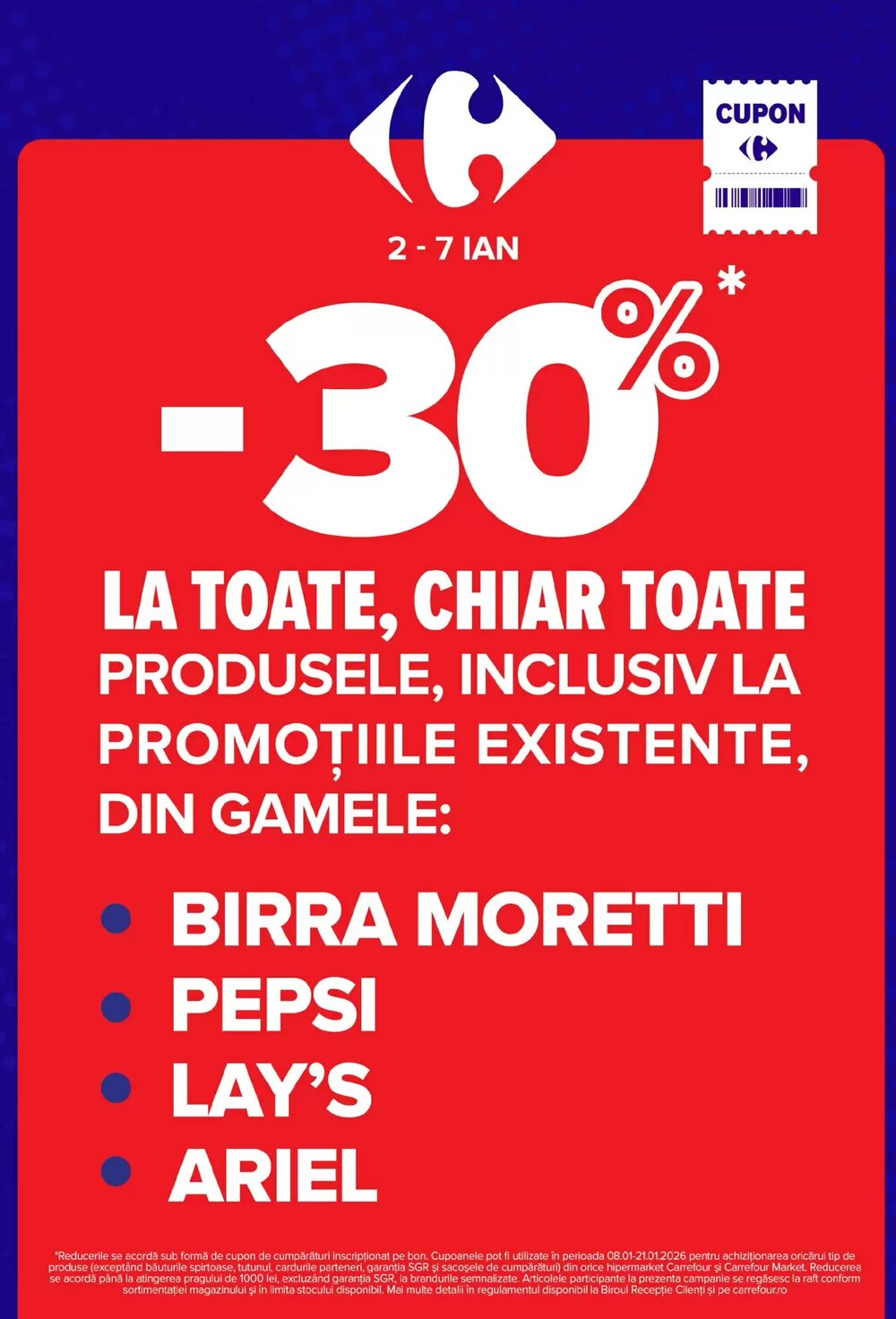 Catalogul cu oferte Carrefour Market valabil de la 27.12.2025 - Pagina 2.