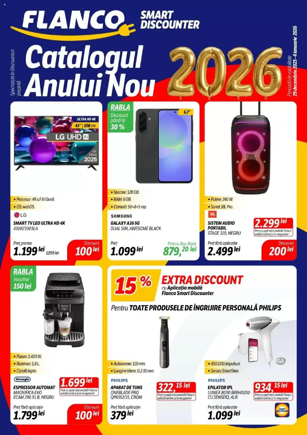 Catalogul cu oferte Flanco valabil de la 28.12.2025 - Pagina 1.