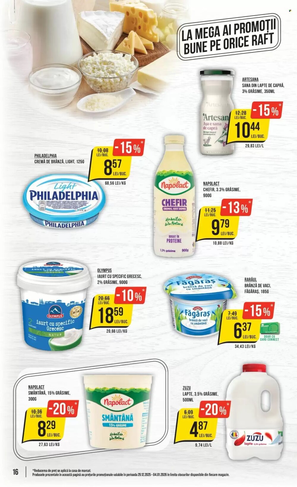 Catalogul cu oferte Mega Image valabil de la 29.12.2025 - Pagina 16.
