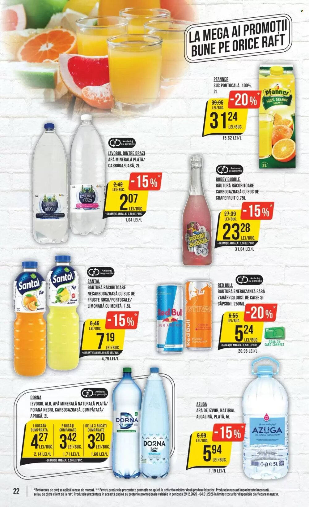 Catalogul cu oferte Mega Image valabil de la 29.12.2025 - Pagina 22.