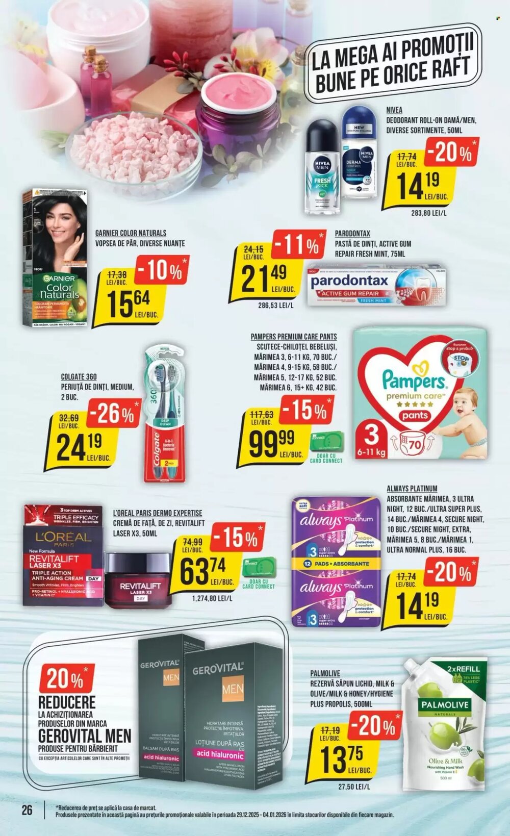 Catalogul cu oferte Mega Image valabil de la 29.12.2025 - Pagina 26.