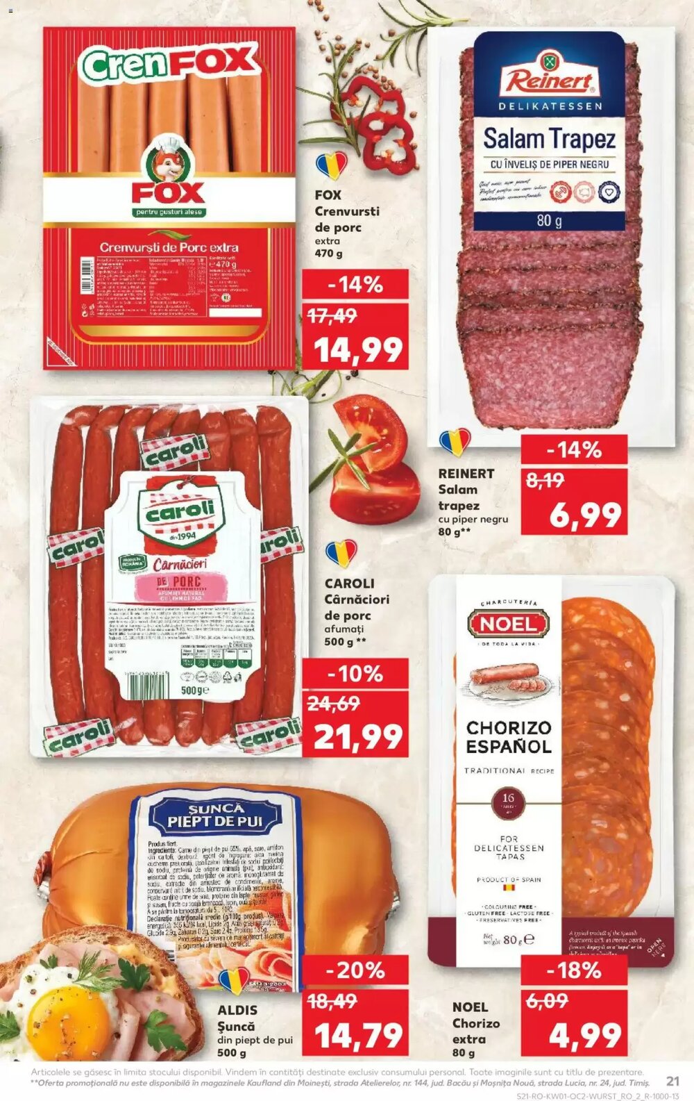 Catalogul cu oferte Kaufland valabil de la 31.12.2025 - Pagina 21.
