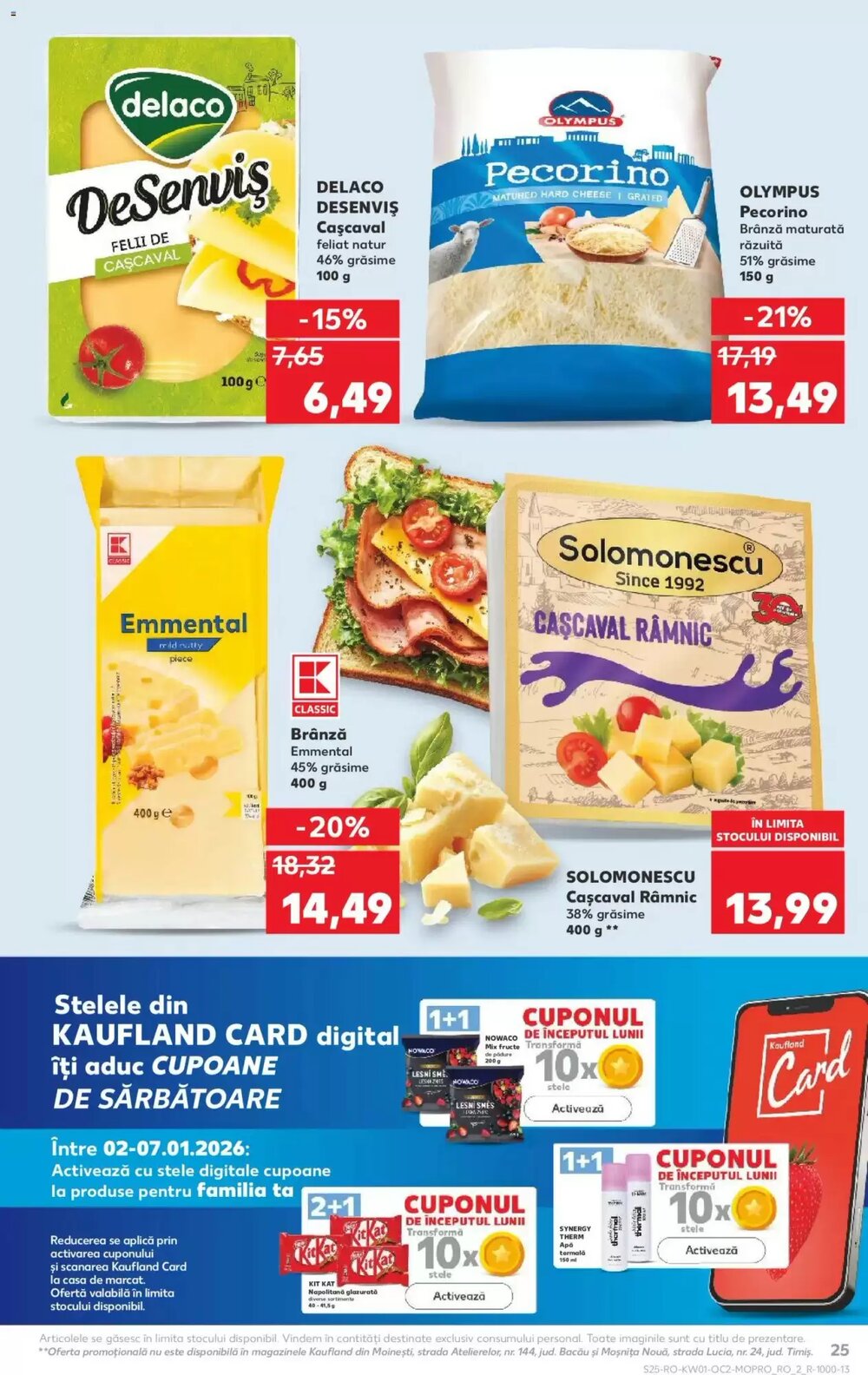 Catalogul cu oferte Kaufland valabil de la 31.12.2025 - Pagina 25.