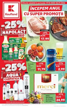 Catalogul cu oferte Kaufland valabil de la 31.12.2025