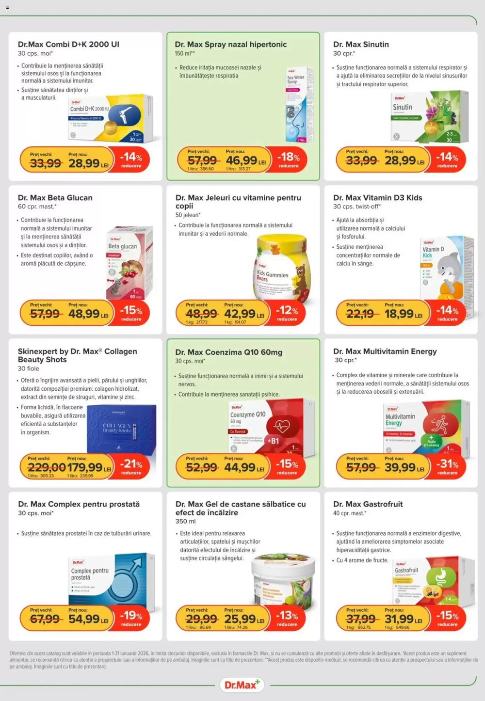 Catalogul cu oferte Dr.Max valabil de la 31.12.2025 - Pagina 3.