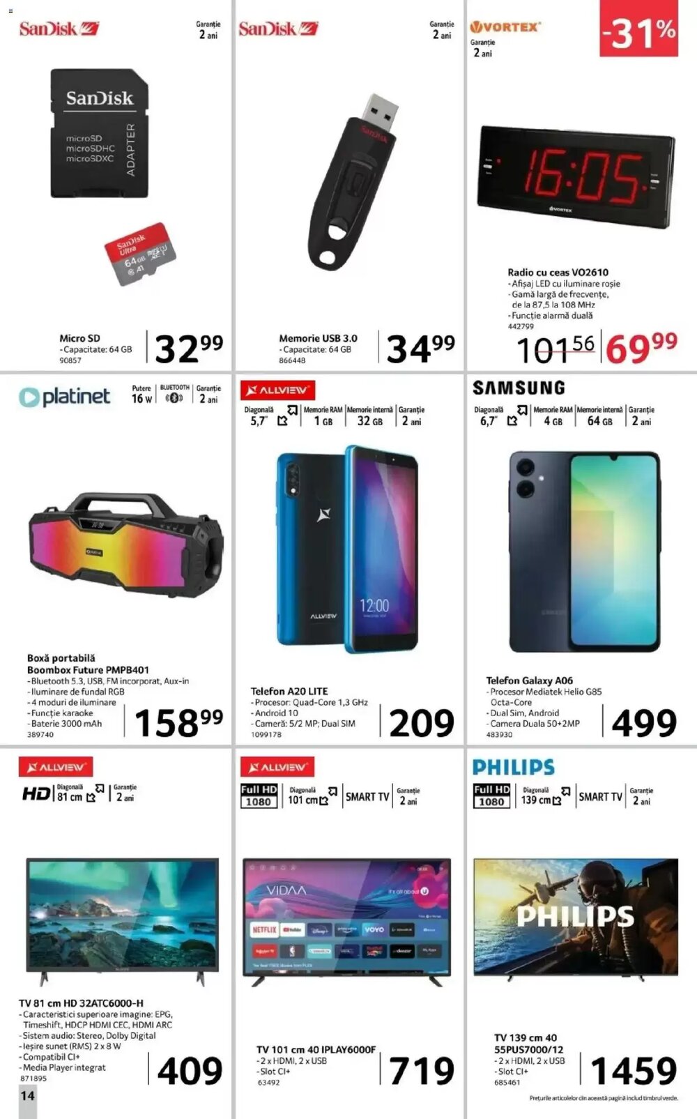 Catalogul cu oferte Selgros valabil de la 01.01.2026 - Pagina 14.