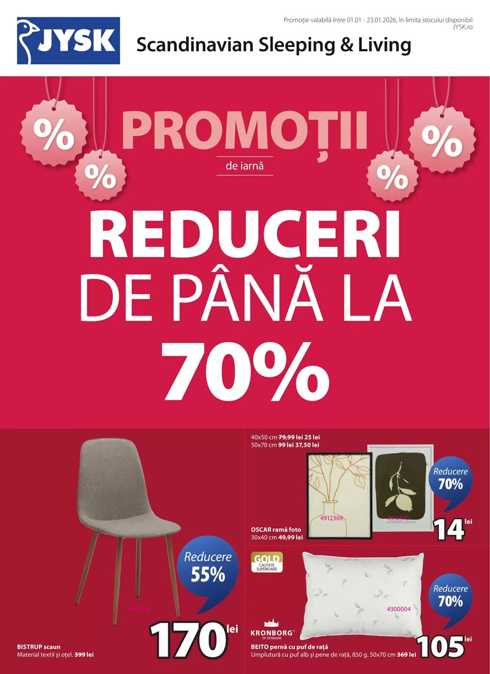 Catalogul cu oferte JYSK valabil de la 01.01.2026 - Pagina 1.