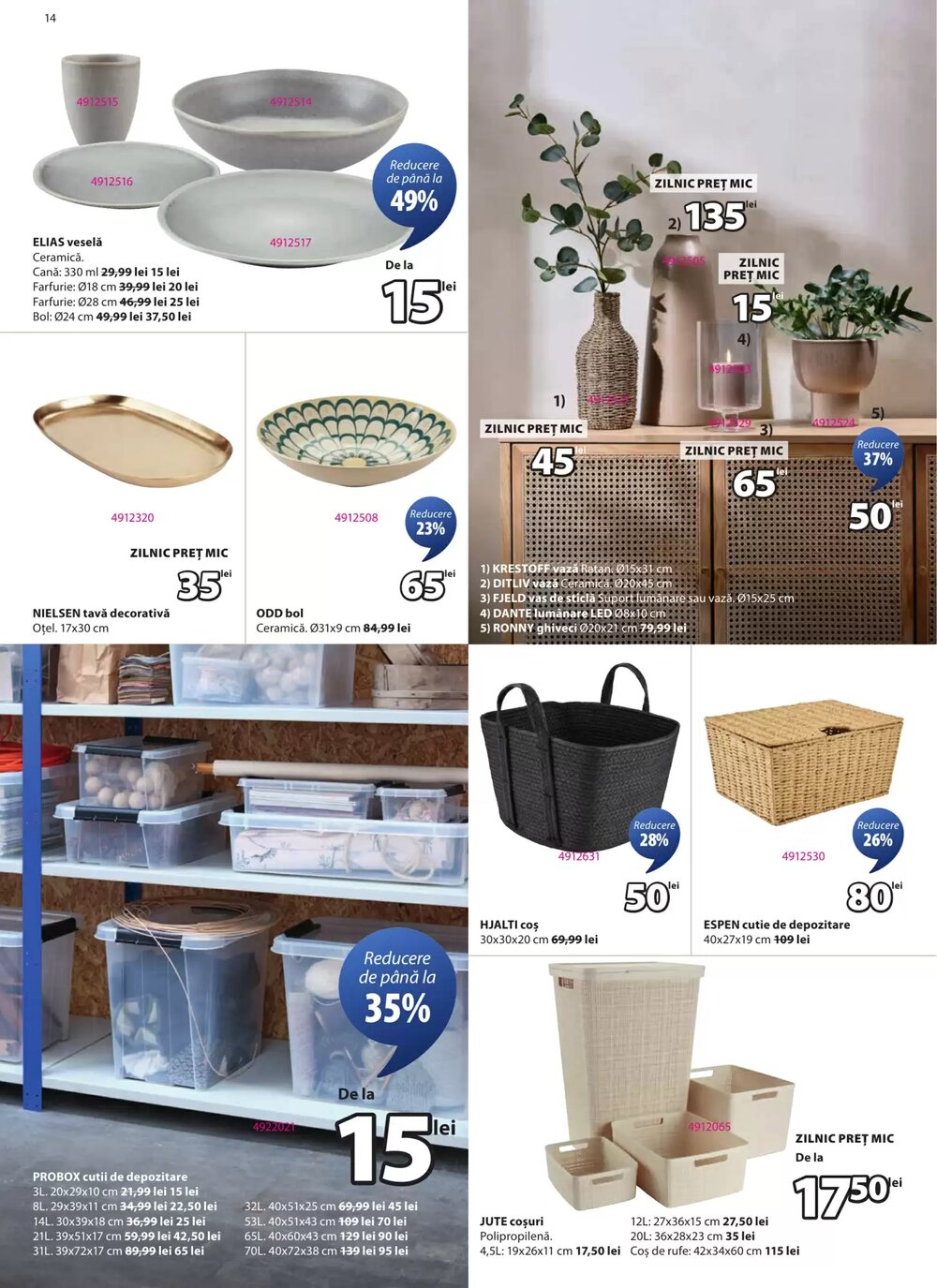 Catalogul cu oferte JYSK valabil de la 01.01.2026 - Pagina 14.