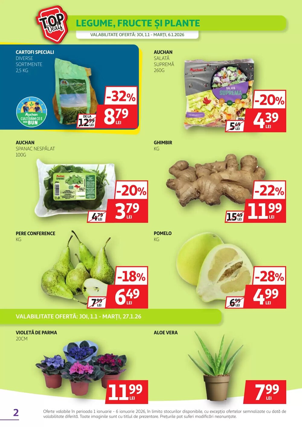 Catalogul cu oferte Auchan valabil de la 01.01.2026 - Pagina 2.