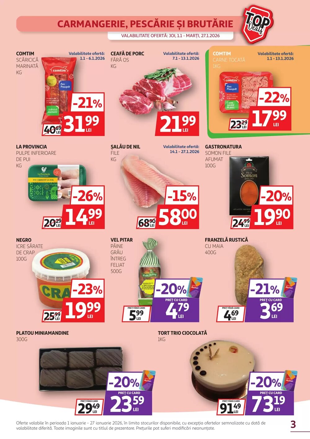 Catalogul cu oferte Auchan valabil de la 01.01.2026 - Pagina 3.