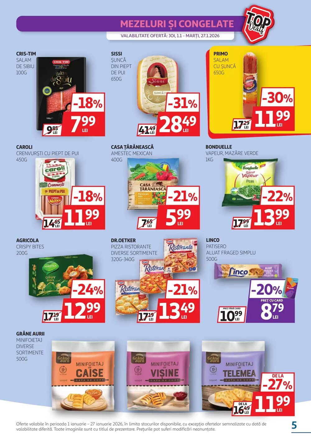 Catalogul cu oferte Auchan valabil de la 01.01.2026 - Pagina 5.