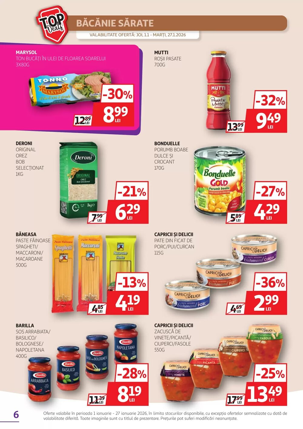 Catalogul cu oferte Auchan valabil de la 01.01.2026 - Pagina 6.
