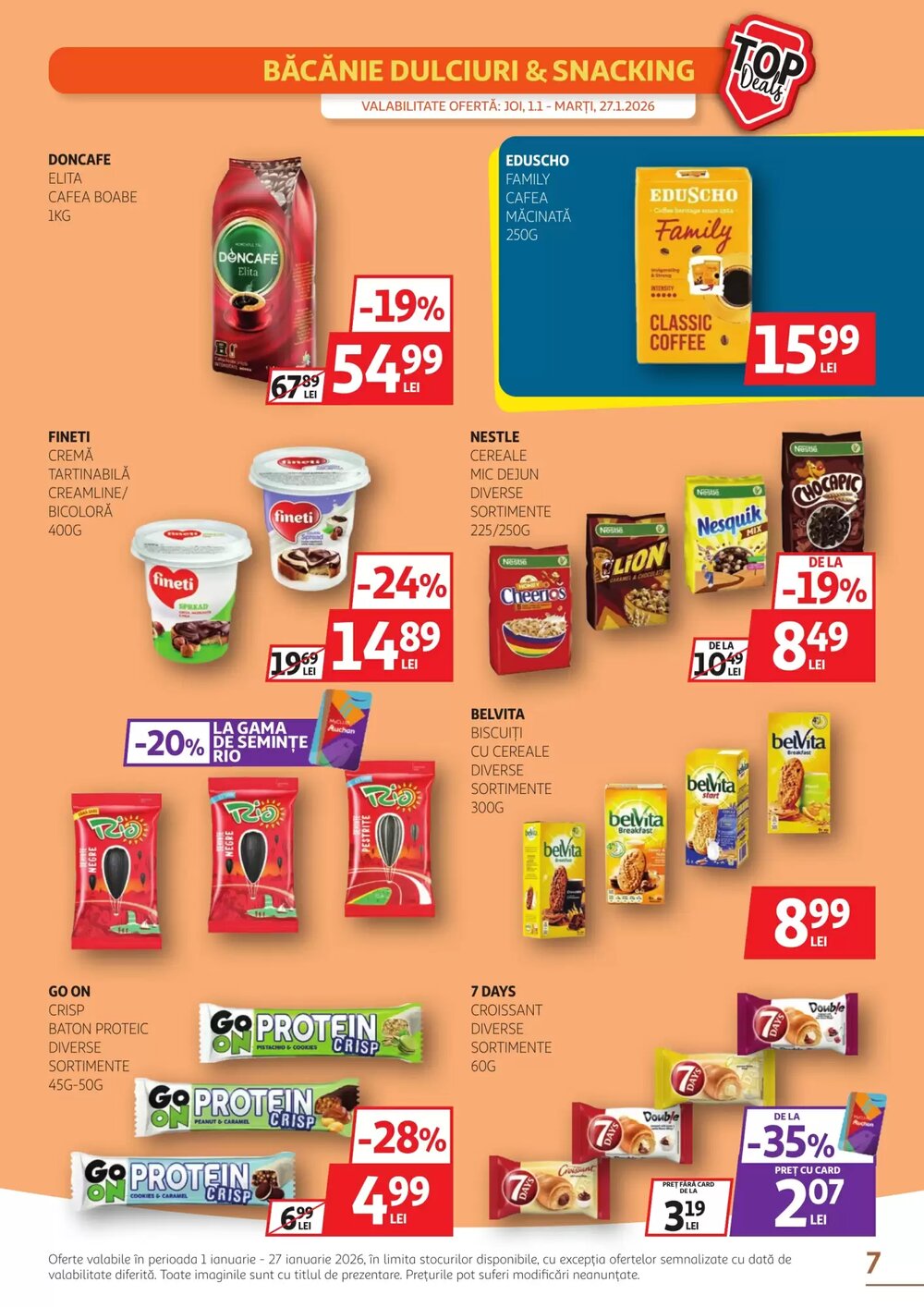 Catalogul cu oferte Auchan valabil de la 01.01.2026 - Pagina 7.