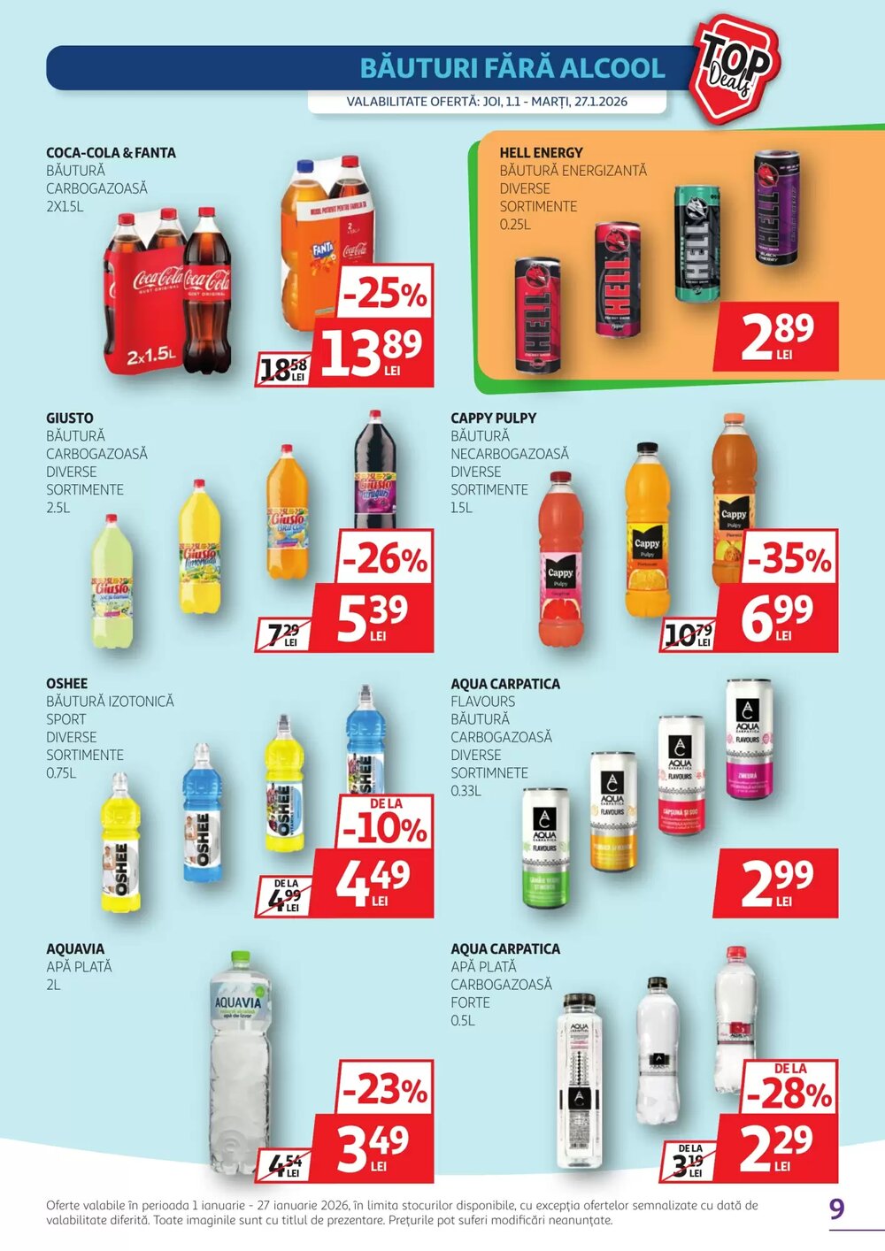 Catalogul cu oferte Auchan valabil de la 01.01.2026 - Pagina 9.