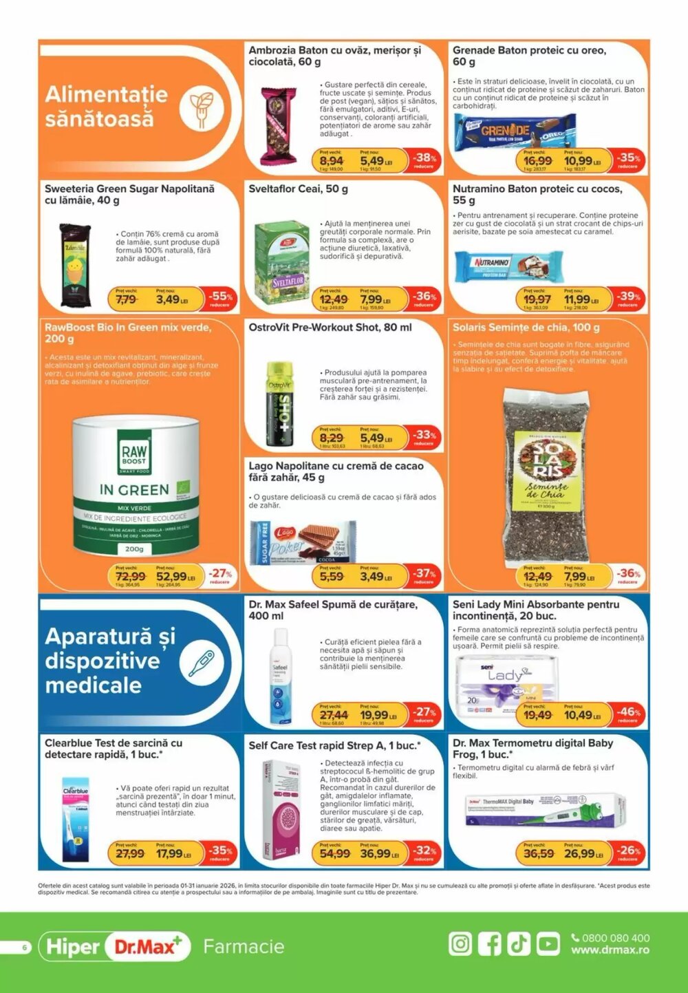 Catalogul cu oferte Dr.Max valabil de la 01.01.2026 - Pagina 6.