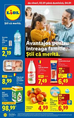 Catalogul cu oferte Lidl valabil de la 02.01.2026