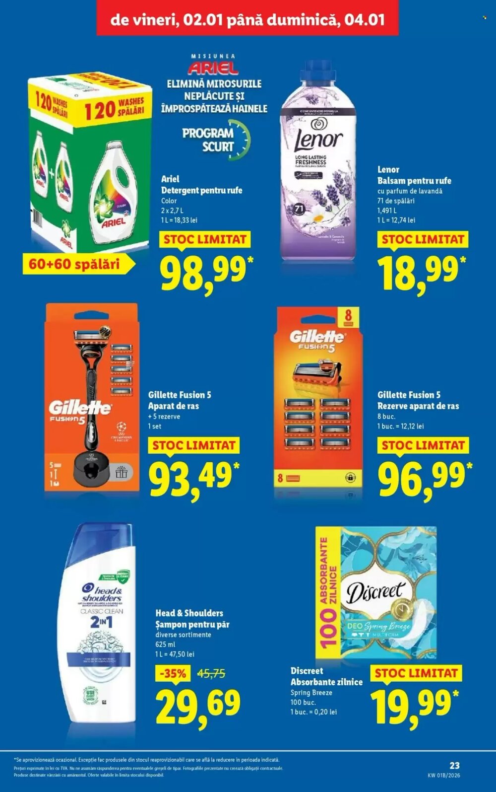 Catalogul cu oferte Lidl valabil de la 02.01.2026 - Pagina 23.