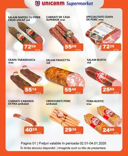 Catalogul cu oferte Unicarm valabil de la 02.01.2026