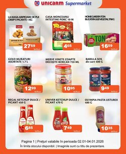 Catalogul cu oferte Unicarm valabil de la 02.01.2026