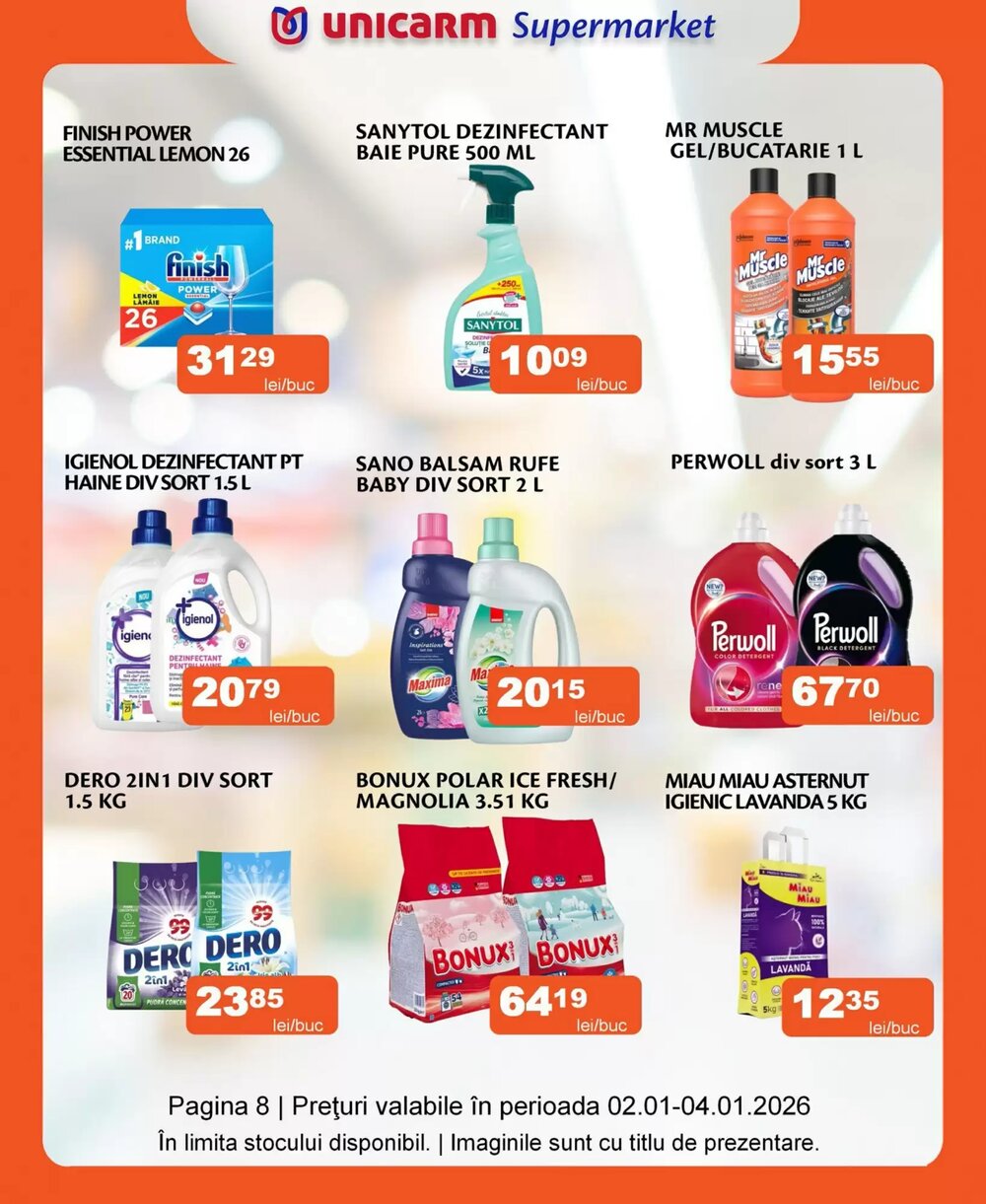 Catalogul cu oferte Unicarm valabil de la 02.01.2026 - Pagina 8.