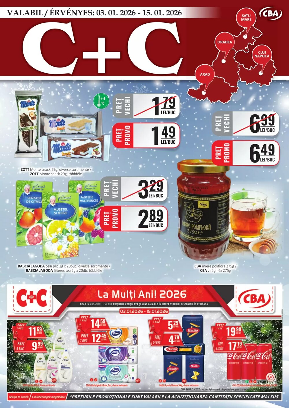 Catalogul cu oferte CBA valabil de la 03.01.2026 - Pagina 1.