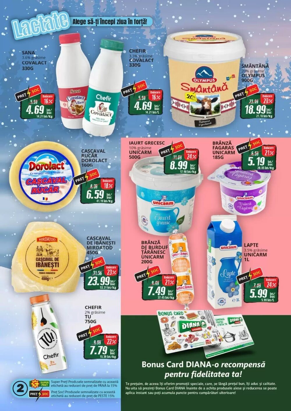 Catalogul cu oferte Diana Supermarket valabil de la 03.01.2026 - Pagina 2.