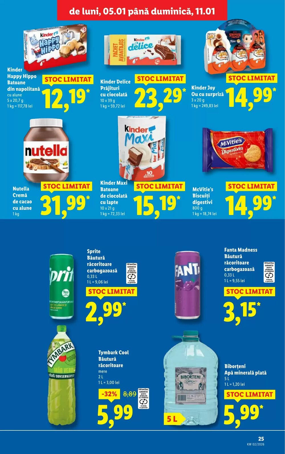 Catalogul cu oferte Lidl valabil de la 05.01.2026 - Pagina 25.