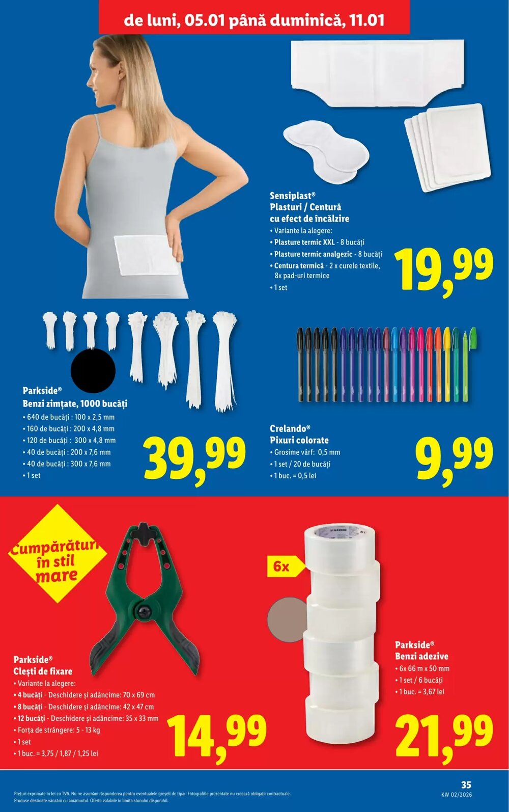 Catalogul cu oferte Lidl valabil de la 05.01.2026 - Pagina 35.