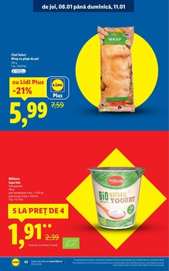 Catalogul cu oferte Lidl valabil de la 05.01.2026 - Pagina 42.