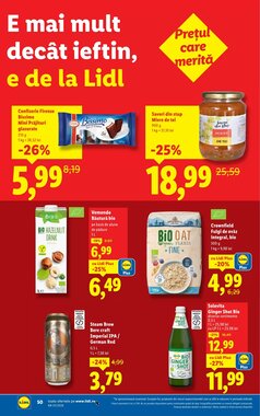 Catalogul cu oferte Lidl valabil de la 05.01.2026 - Pagina 50.