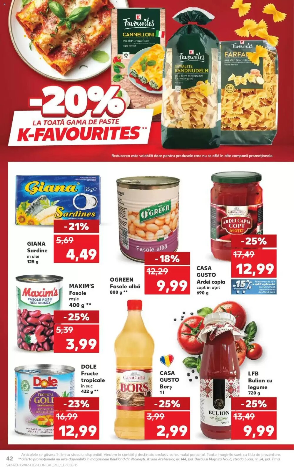 Catalogul cu oferte Kaufland valabil de la 06.01.2026 - Pagina 42.