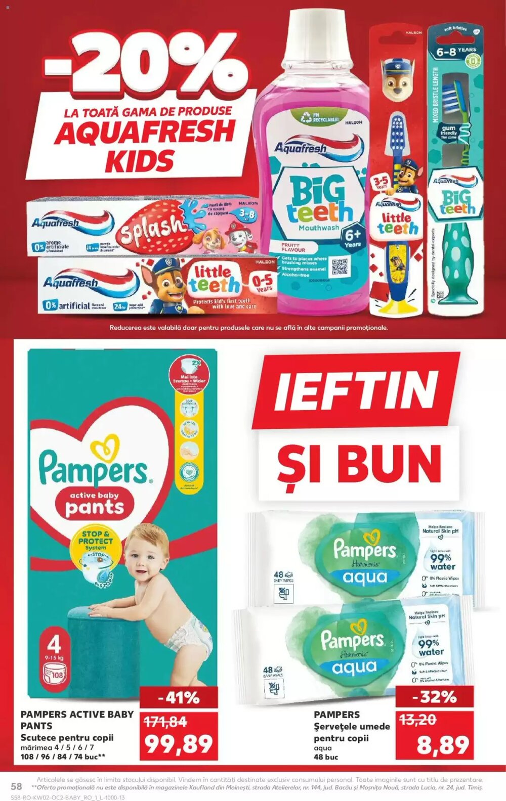 Catalogul cu oferte Kaufland valabil de la 06.01.2026 - Pagina 58.