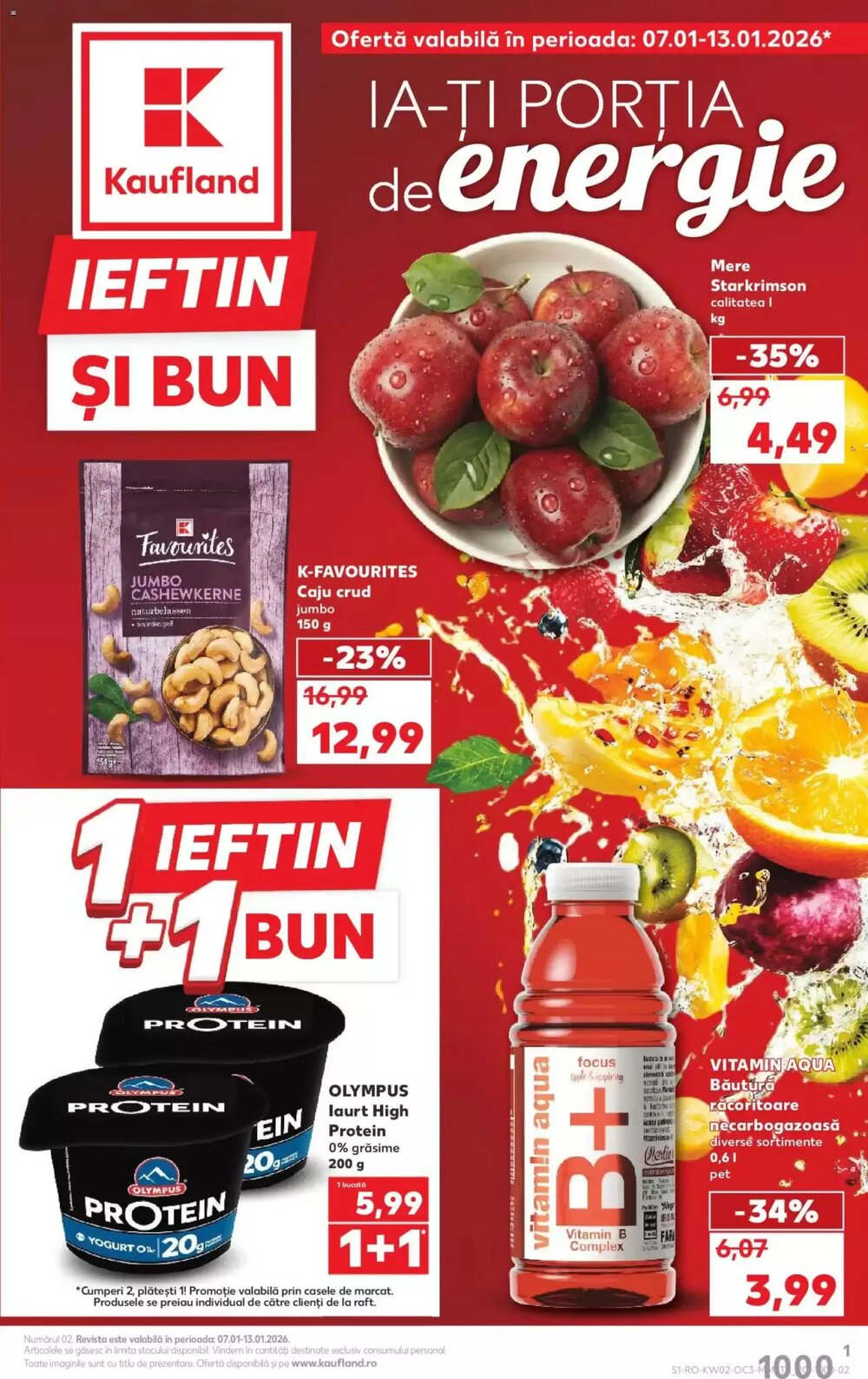 Catalogul cu oferte Kaufland valabil de la 06.01.2026 - Pagina 1.