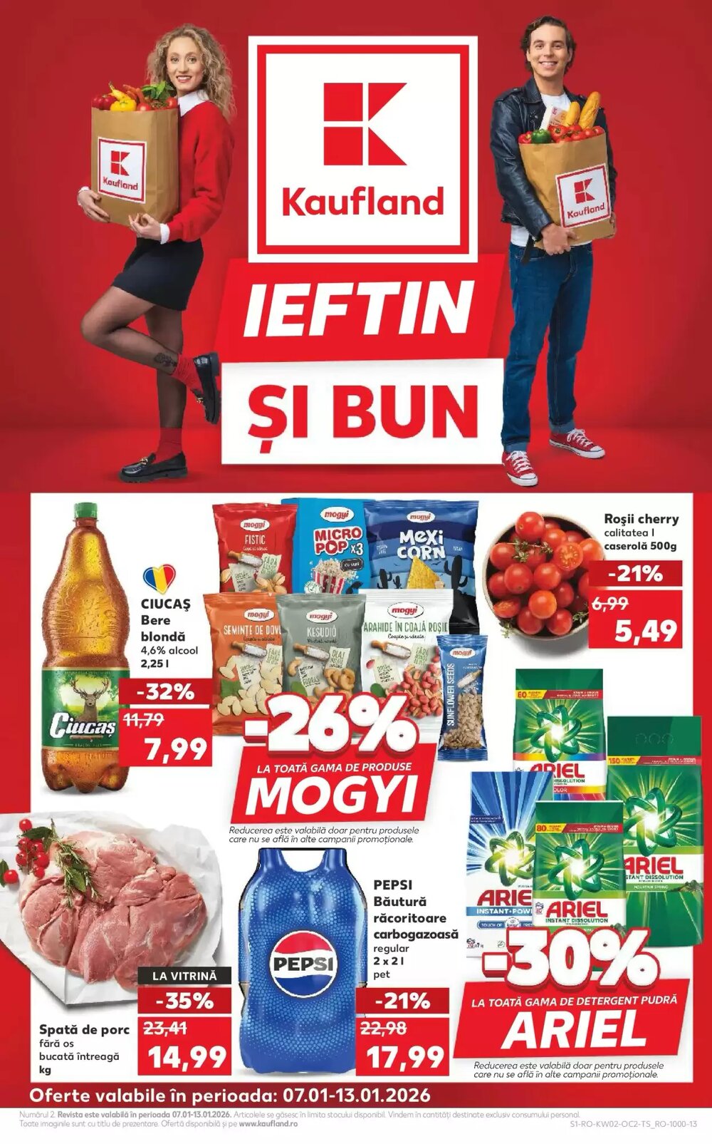 Catalogul cu oferte Kaufland valabil de la 07.01.2026 - Pagina 1.