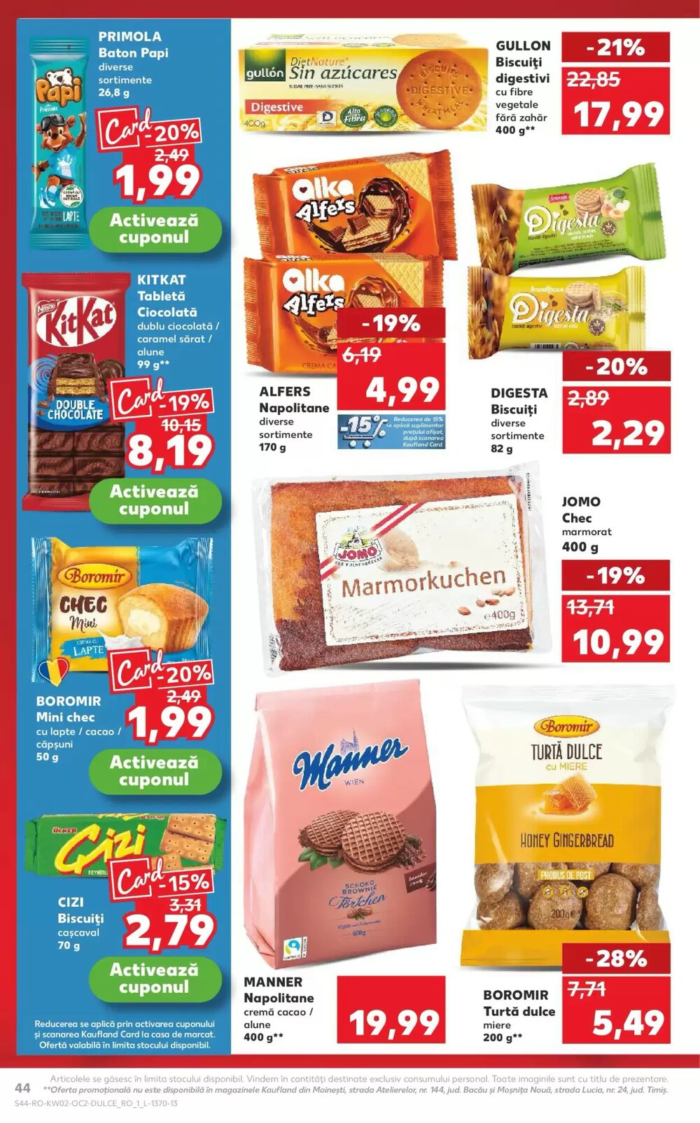 Catalogul cu oferte Kaufland valabil de la 07.01.2026 - Pagina 44.