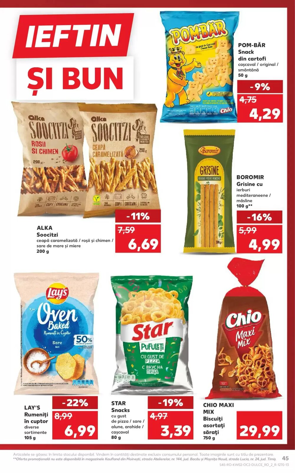 Catalogul cu oferte Kaufland valabil de la 07.01.2026 - Pagina 45.