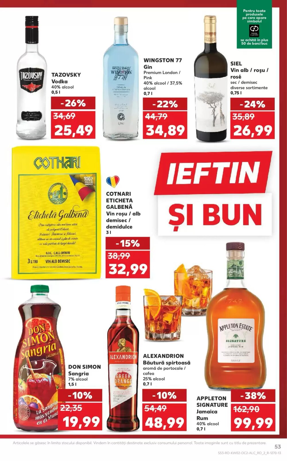 Catalogul cu oferte Kaufland valabil de la 07.01.2026 - Pagina 53.