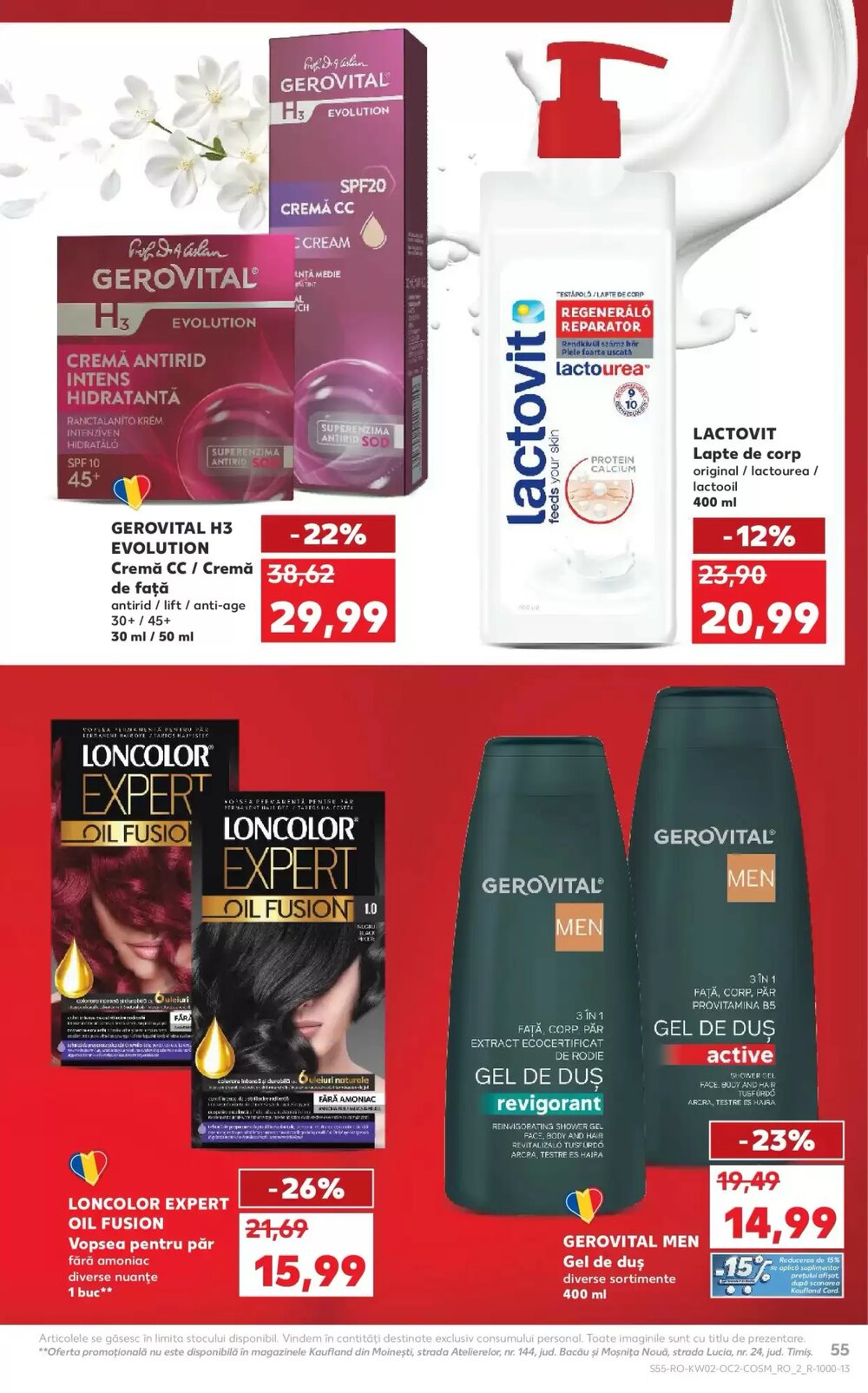 Catalogul cu oferte Kaufland valabil de la 07.01.2026 - Pagina 55.