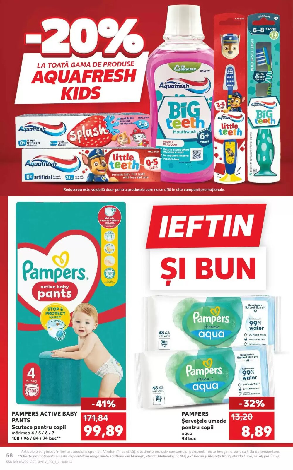 Catalogul cu oferte Kaufland valabil de la 07.01.2026 - Pagina 58.