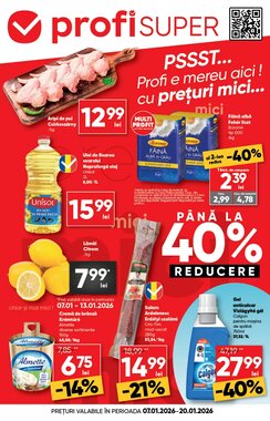 Catalogul cu oferte PROFI valabil de la 07.01.2026