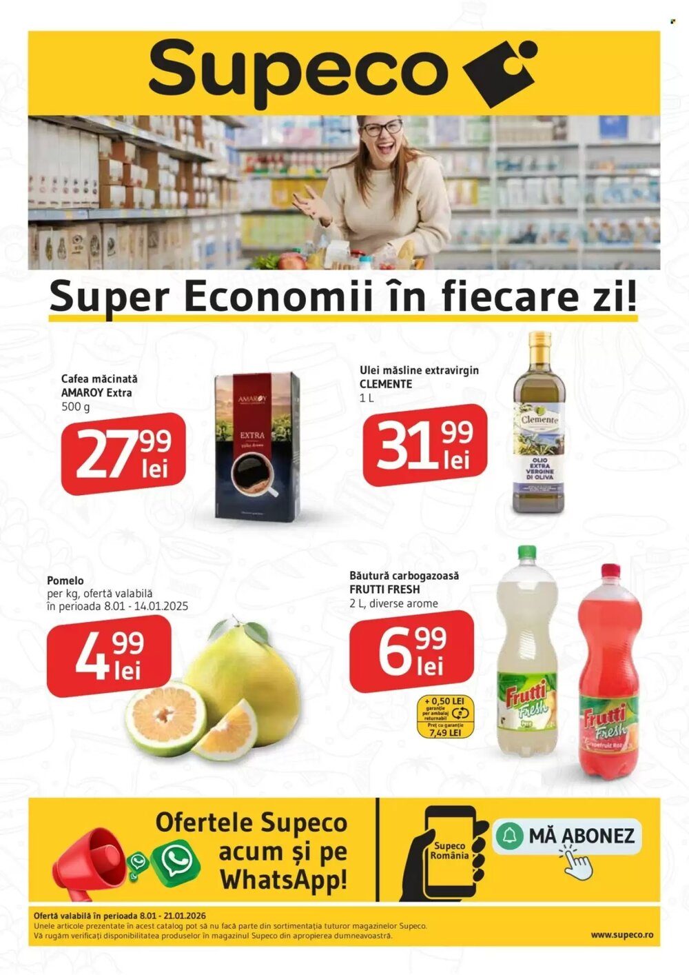 Catalogul cu oferte Supeco valabil de la 08.01.2026 - Pagina 1.